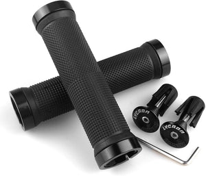 LYCAON Bike Handlebar Grips, Non-Slip-Rubber Bicycle Handle Grip