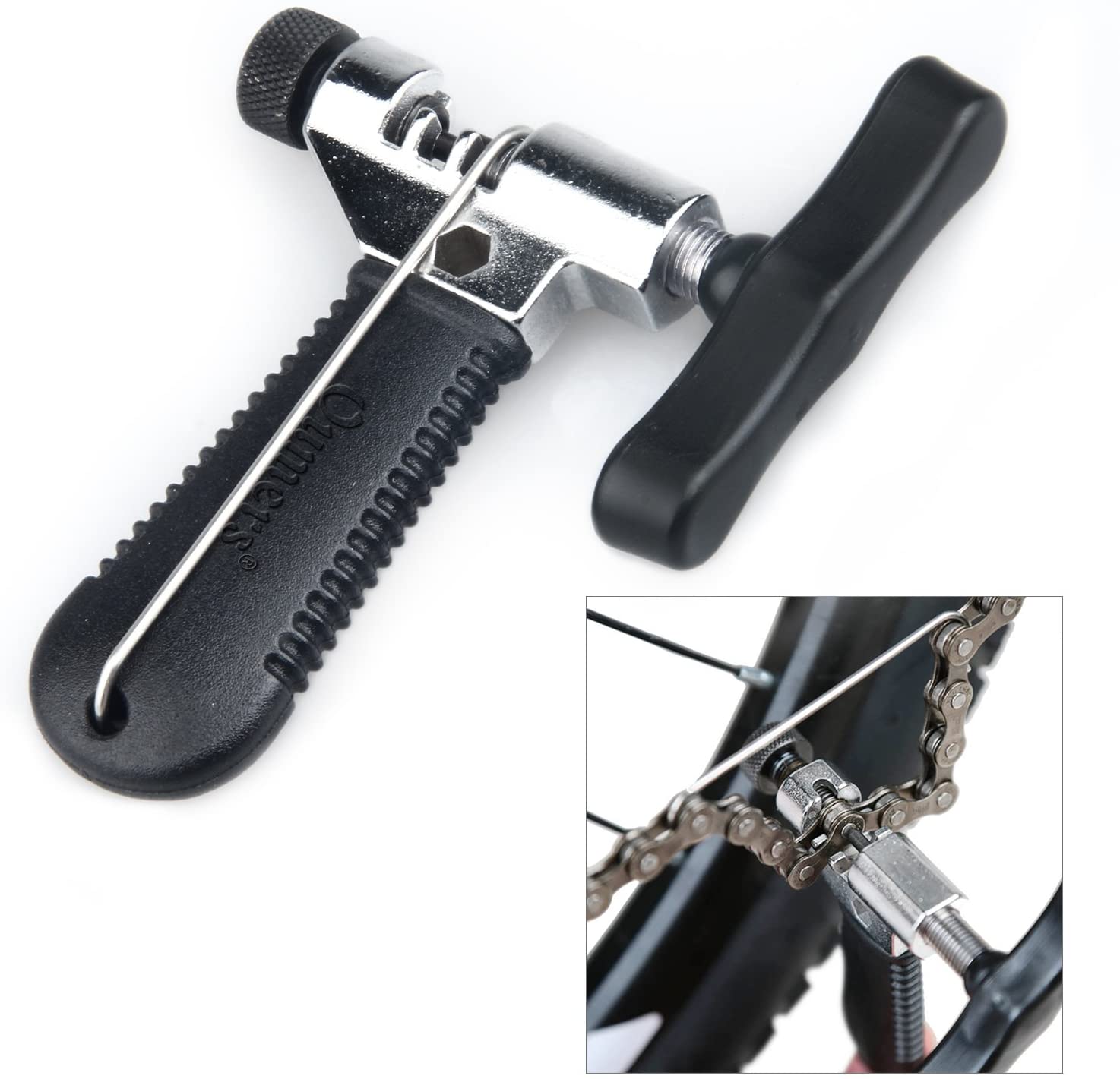 Oumers Universal Bike Chain Tool with Chain Hook